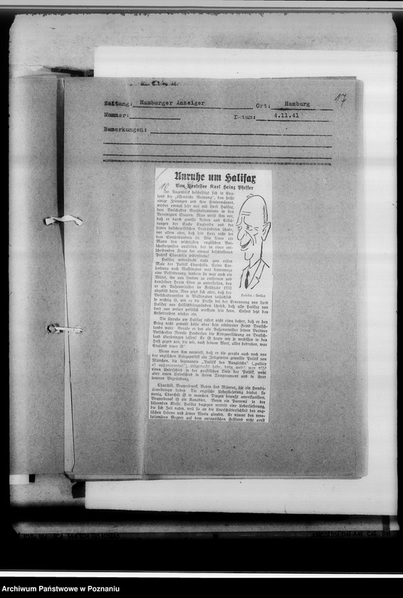 Obraz 20 z jednostki "[Wycinki z prasy przedstawiające biografie wybitnych osobistości ze świata politycznego i wojskowego z krajów europejskich i pozaeuropejskich]"