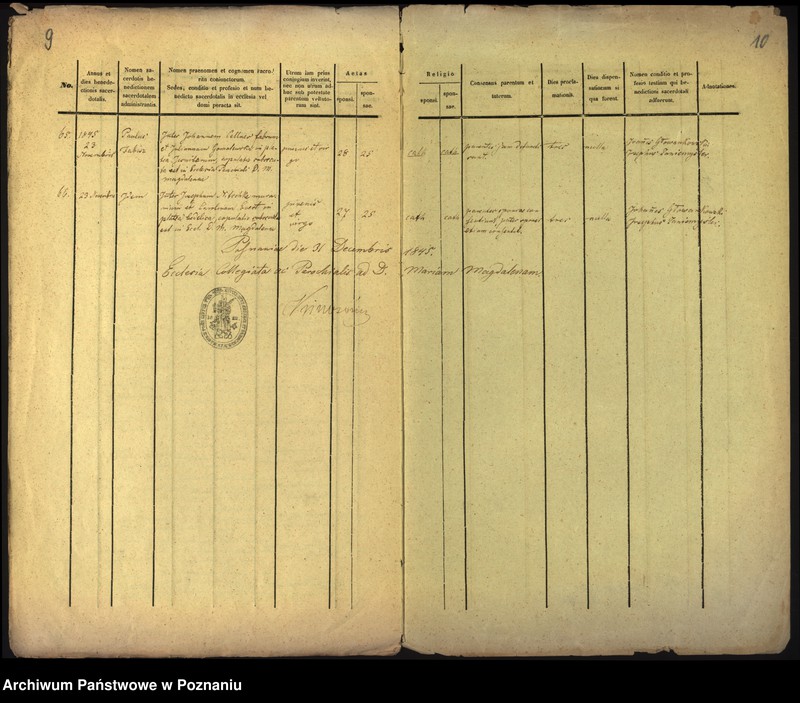 Obraz 7 z jednostki "Księga małżeństw"