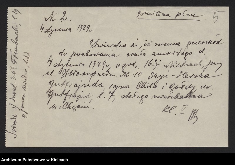 image.from.unit.number "Załączniki do akt zgonu Okręgu Bożniczego Kielce za rok 1929"