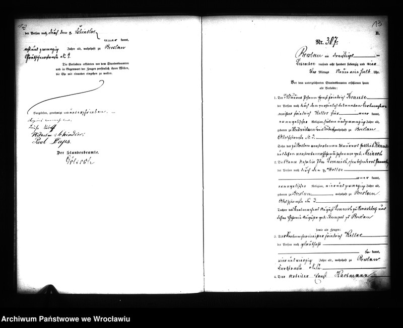 image.from.unit.number "Heiraths-Haupt-Register Breslau I 1874 Band 2"