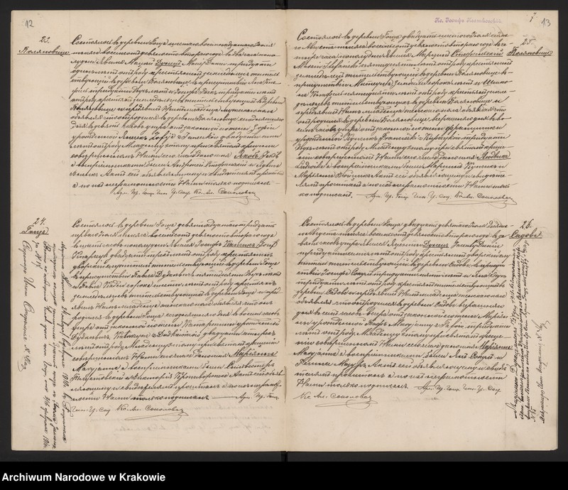 Obraz 10 z jednostki "Duplikat Aktów Urodzonych, Zaślubionych i Zmarłych w Parafii Goszcza w 1892 r."