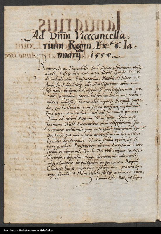 image.from.unit.number "Liber missiuarum de Anno Domini 1555. Liber missiuarum de Anno Domini 1556. [Na końcu indeks]"