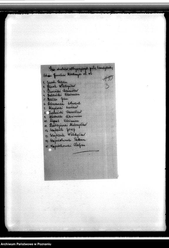 image.from.unit.number "Przyrzeczenia organizacyjne, spisy strzelców i inne pisma o charakterze personalnym Komendy Powiatowej w Koninie"