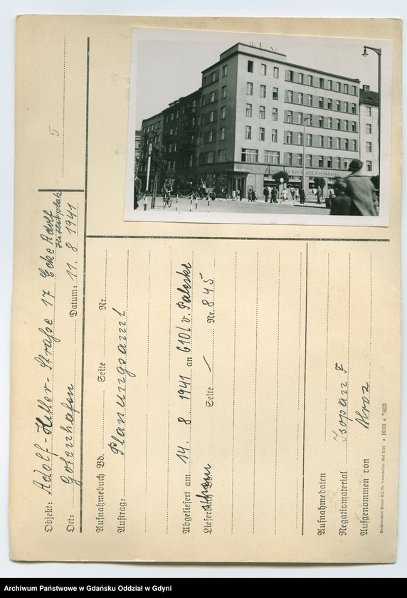 Obraz 6 z kolekcji "Gdynia - ulica Świętojańska w czasie okupacji"