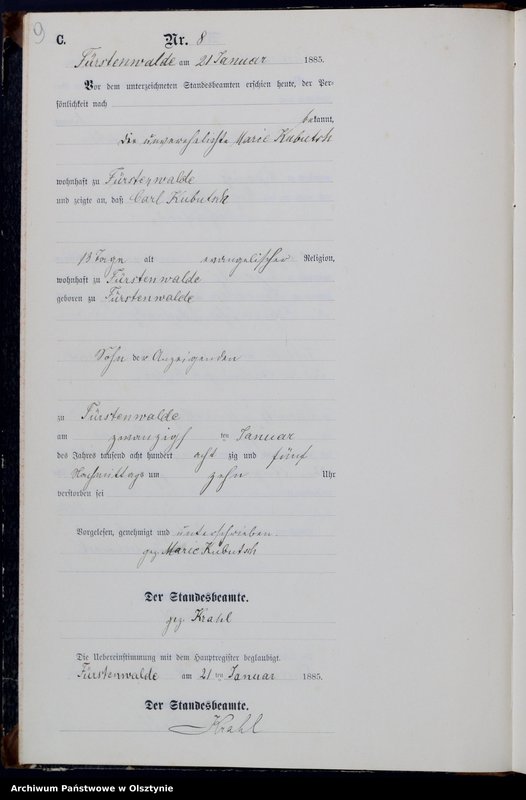 image.from.unit.number "Sterbe-Neben-Register Nr 1 - 207"
