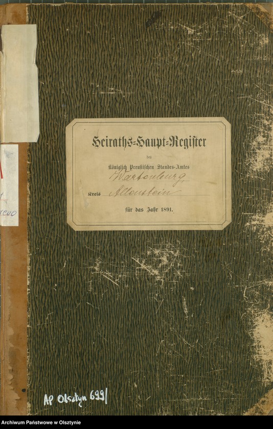 image.from.unit.number "Heiraths-Haupt-Register Nr 1 - 40"