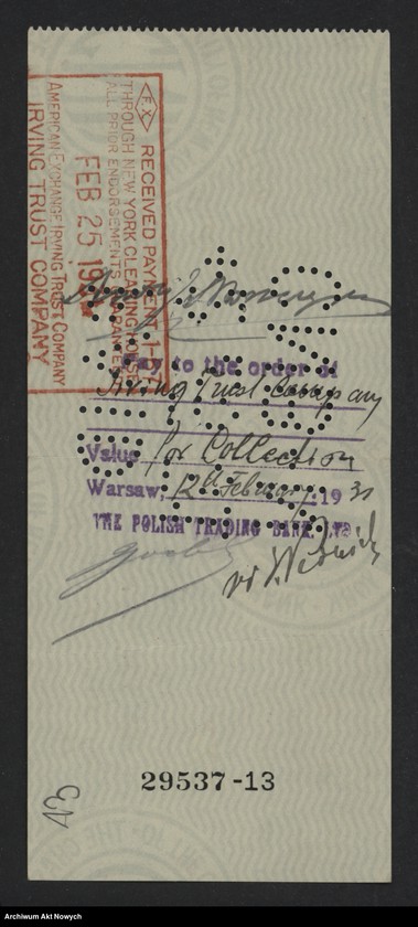 image.from.unit.number "Korespondencja z bankami, zestawiania i pokwitowania wpłat i wypłat, czeki"