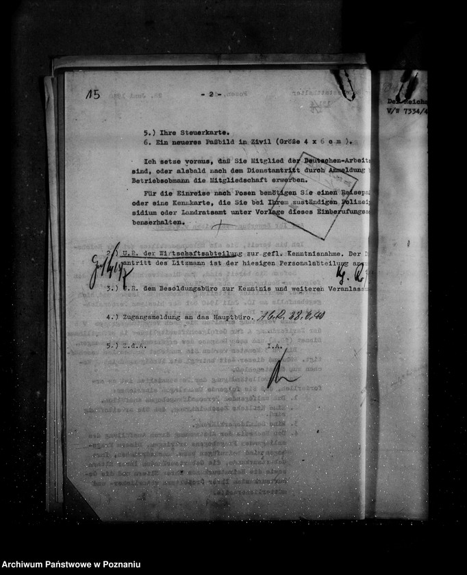 Obraz 19 z jednostki "Bewerbungen um Anstellung"