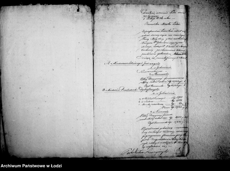 Obraz 8 z jednostki "Akta tyczące się protokółów rewizji kasy miejskiej"