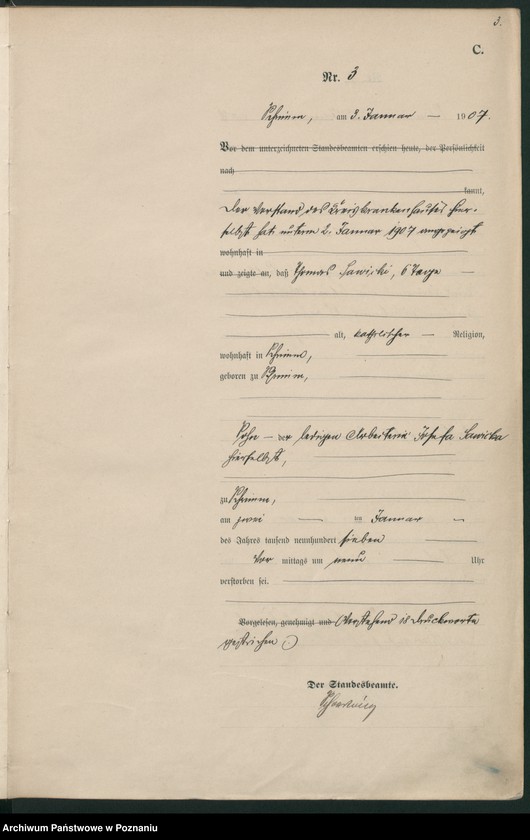 Obraz 6 z jednostki "Sterbe-Haupt-Register"