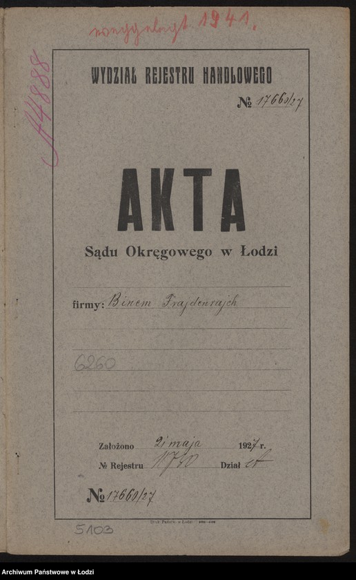 Obraz 2 z jednostki "Binem Frajdenrajch- sprzedaż skór"