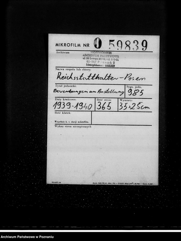 Obraz 2 z jednostki "Bewerbungen um Anstellung"