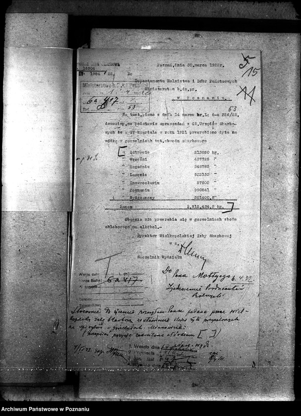 Obraz 20 z jednostki "Sprawy szczegółowo-administracyjne Aprowizacja - rozporządzenia i zarządzenia"