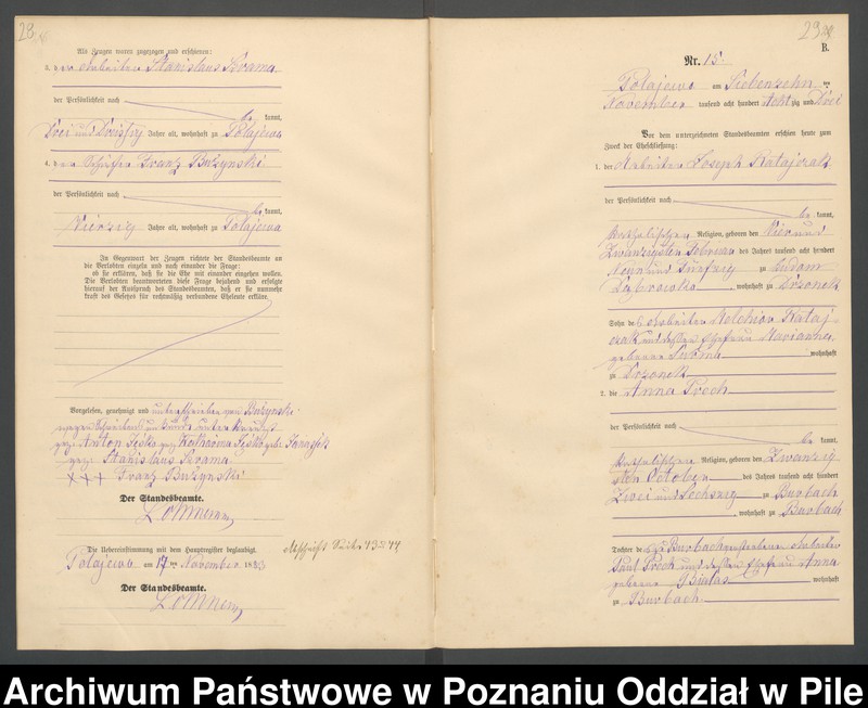 Obraz 17 z jednostki "Księga małżeństw"