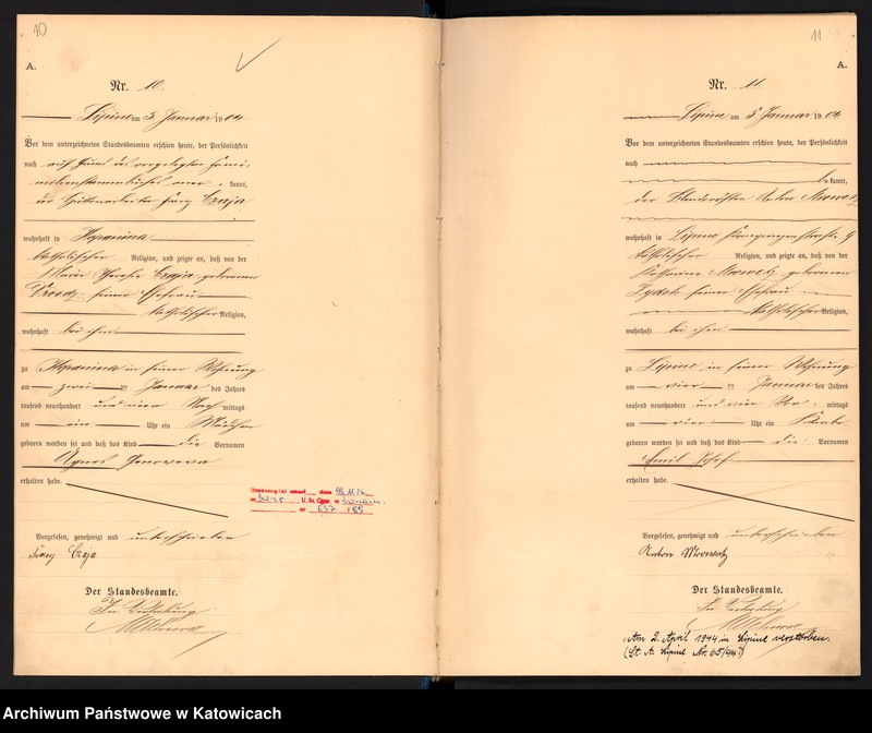 image.from.unit.number "Księga urodzeń T.1 nr 1-595"