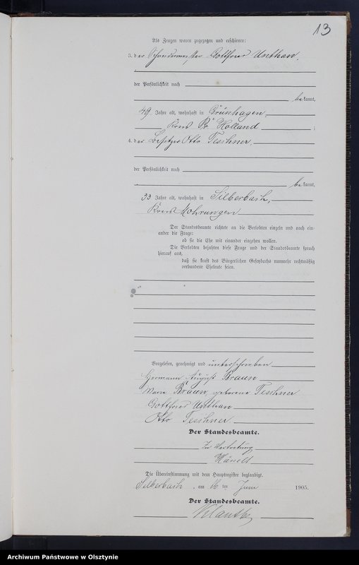 image.from.unit.number "Heiraths-Neben-Register Nr 1 - 16"
