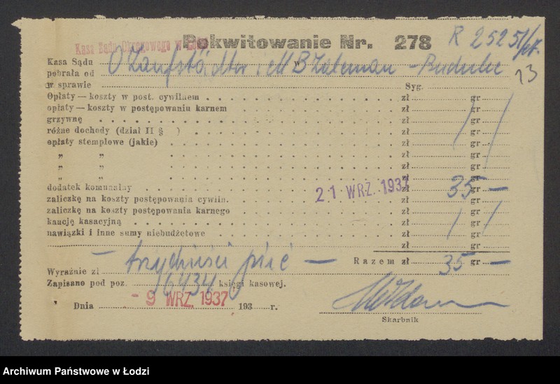 Obraz 15 z jednostki "Osiarz Haufstädter, Moszek Beniamin Zalcman- sprzedaż drzewa budulcowego i stolarskiego"