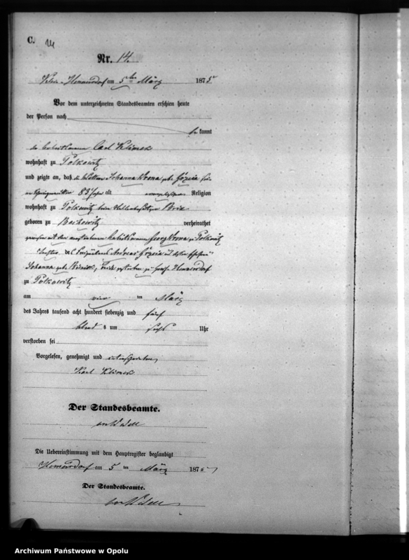 image.from.unit.number "Sterbe-Neben-Register des Standesamtsbezirks Hennersdorf [1875]"