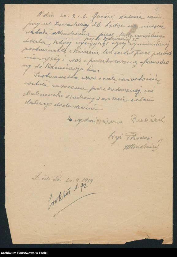 Obraz 5 z jednostki "V Komisariat [protokoły zajść, aresztowań, kradzieży i innych wypadków]"