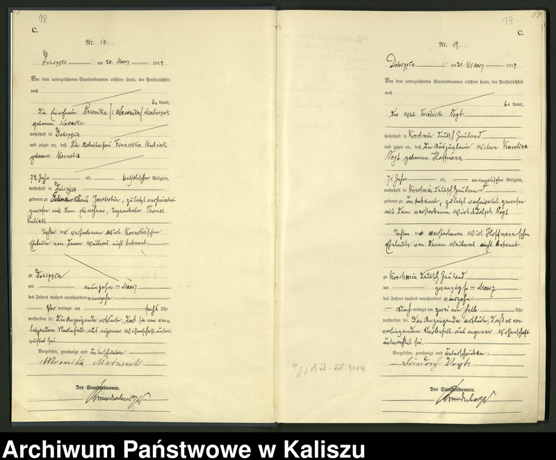 Obraz 13 z jednostki "[Księga zgonów]"