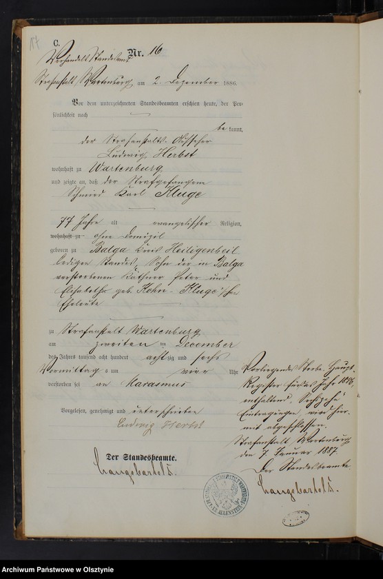 image.from.unit.number "Sterbe-Haupt-Register Nr 1 - 16"
