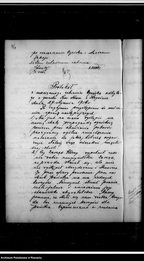 Obraz 20 z jednostki "Protokólarz zebrań Ogniska w Rogoźnie"