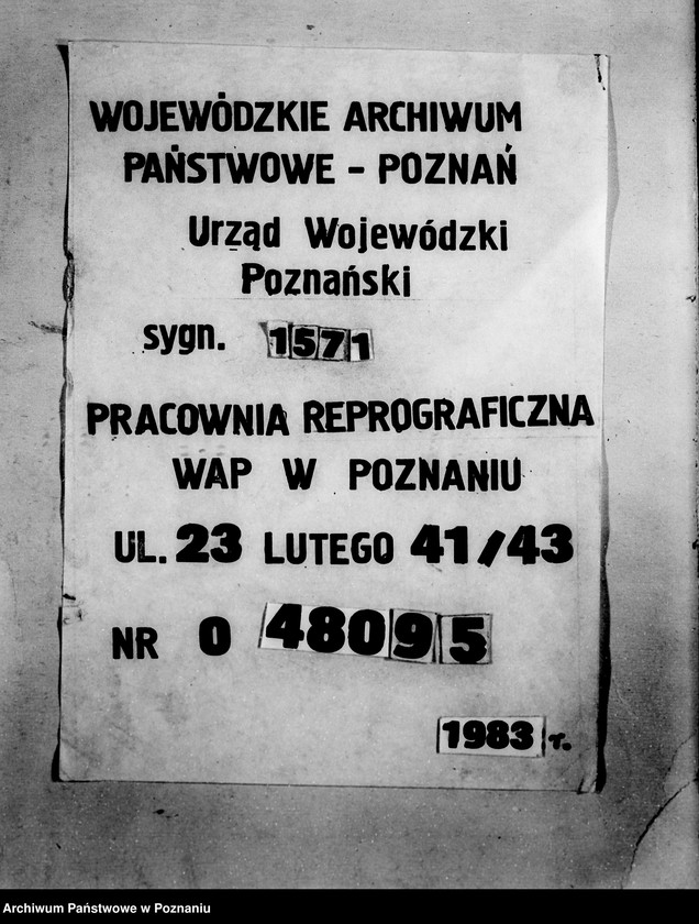 Obraz 1 z jednostki "/Fundacja Marii Stroedel/ zaopatrzenie"