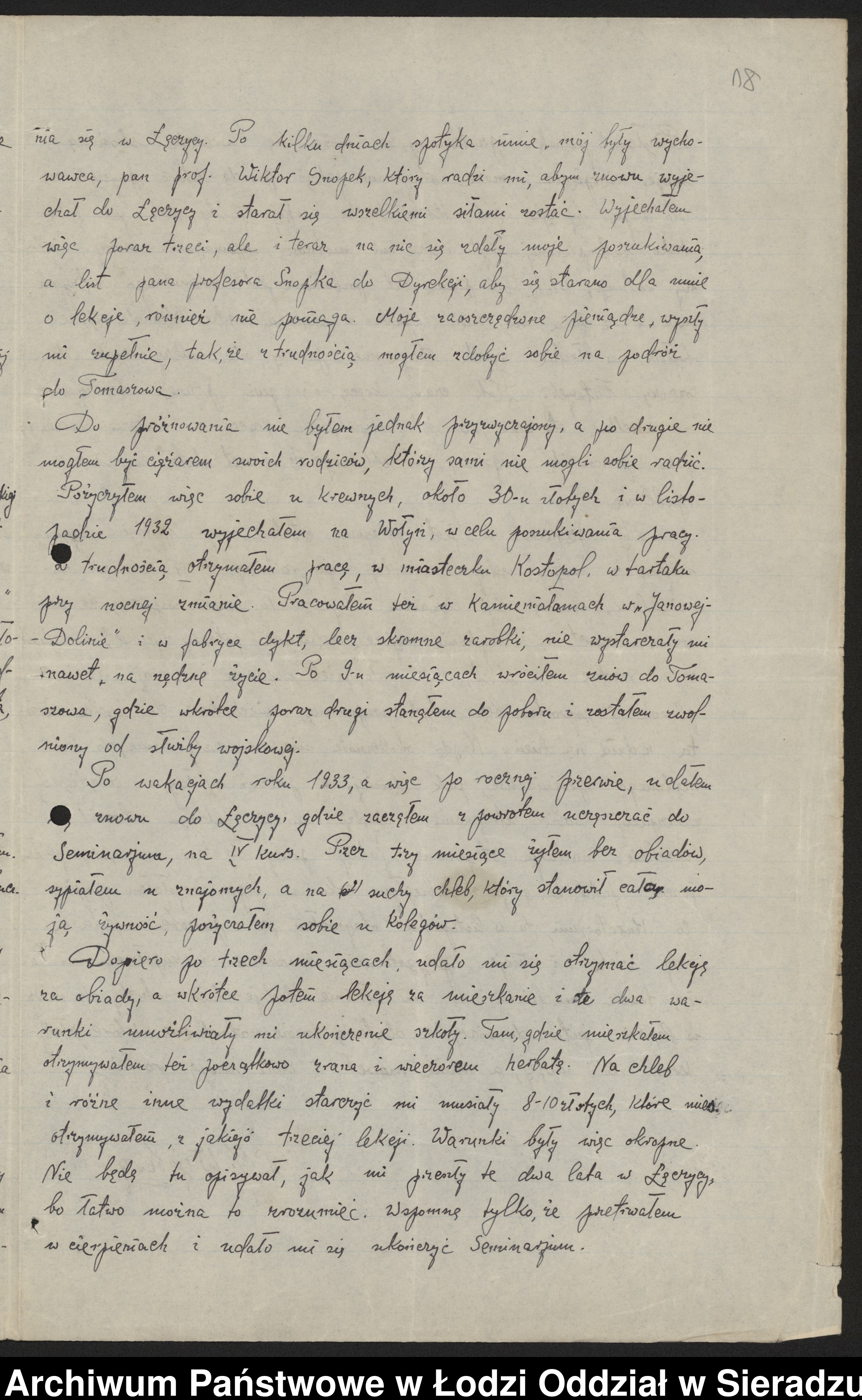 Skan z jednostki: Akta osobiste. Moszek Wajsberg