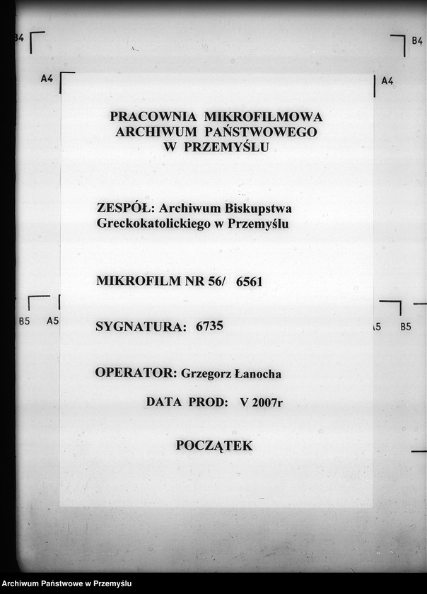 image.from.unit.number "[Kopie ksiąg metrykalnych parafii Lipsko z filiami Krupiec, Narol, Bełżec, Chyże, Kadłubiska, Podleśna, Wola Wielka, Andrzejówka, Łukawica, Chlewiska, Powalce, Dębiny, Biniaszówka (dekanat Cieszanów)]"