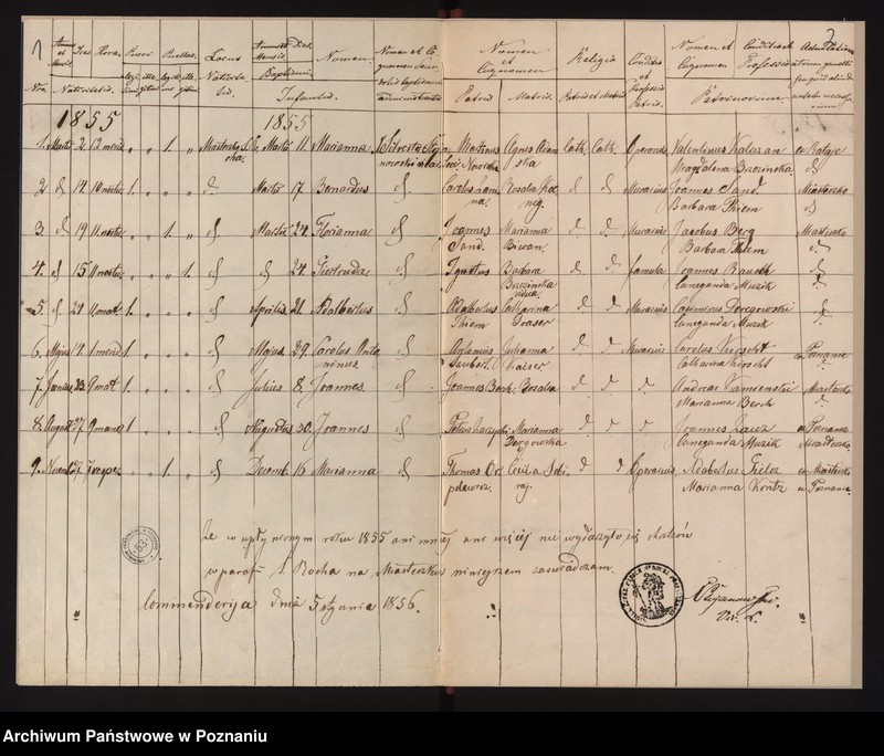 Obraz 4 z jednostki "Duplicat baptisatorum"