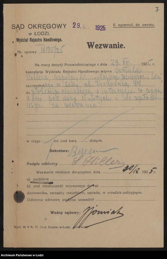 Obraz 9 z jednostki "Marjem Jaskowicz i s-ka – sprzedaż galanterii robót ręcznych"