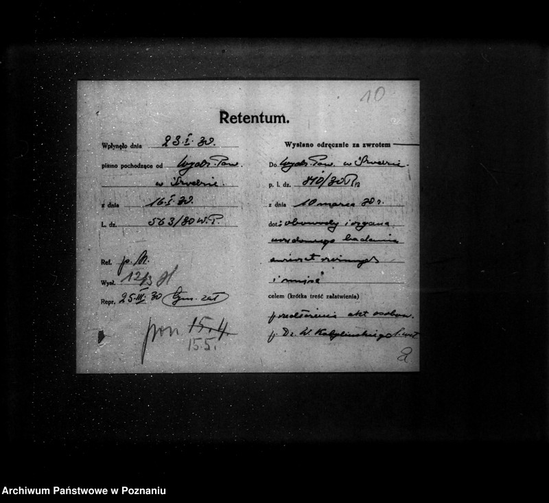 Obraz 14 z jednostki "Akta osobowe lekarza weterynarii dr. Władysława Kaplińskiego"