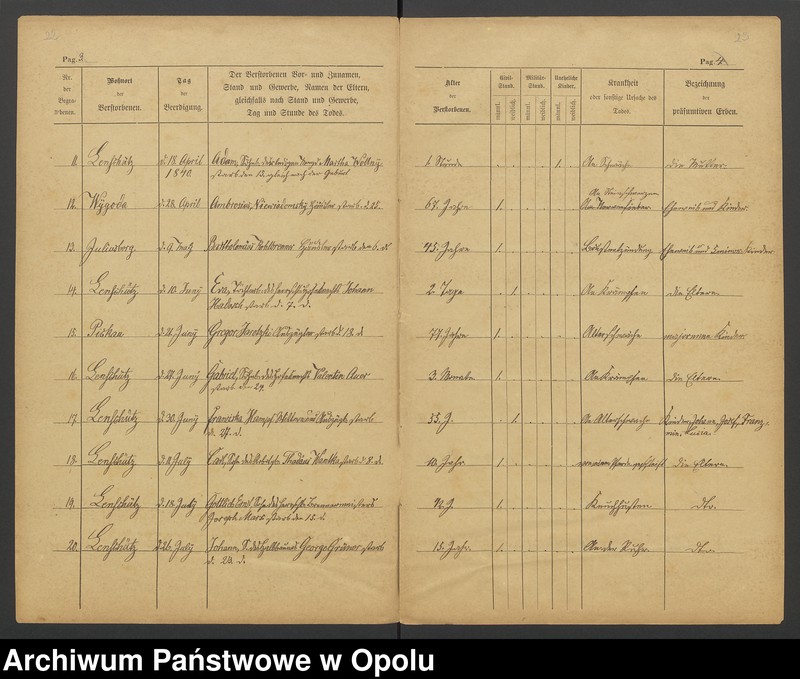 Obraz 15 z jednostki "[Księga chrztów 1840-1842, małżeństw 1840-1843 oraz zgonów 1840-1842 parafii Łężce]"