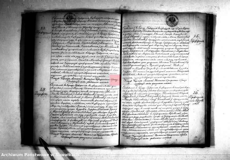 Obraz 18 z jednostki "Kniga nazyvaemyja Duplikat dlja vpisyvanija Aktov o roždenii brakosočetanij i smerti Pržerosl