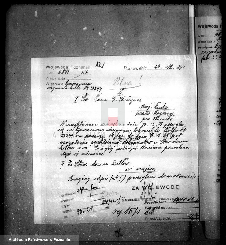 Obraz 16 z jednostki "Gospodarstwo rolne i młyn w Rudzie pow. obornicki własność. J. Kruger nr woj. kotła 6075"