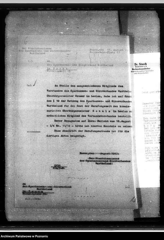 Obraz 10 z jednostki "Sparkassen und Giroverband Wartheland"