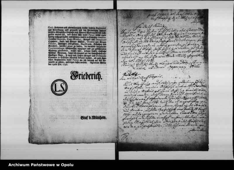 Obraz 16 z jednostki "Acta vom Vorspann - Wesen Vol. I 1742 bis 1812"