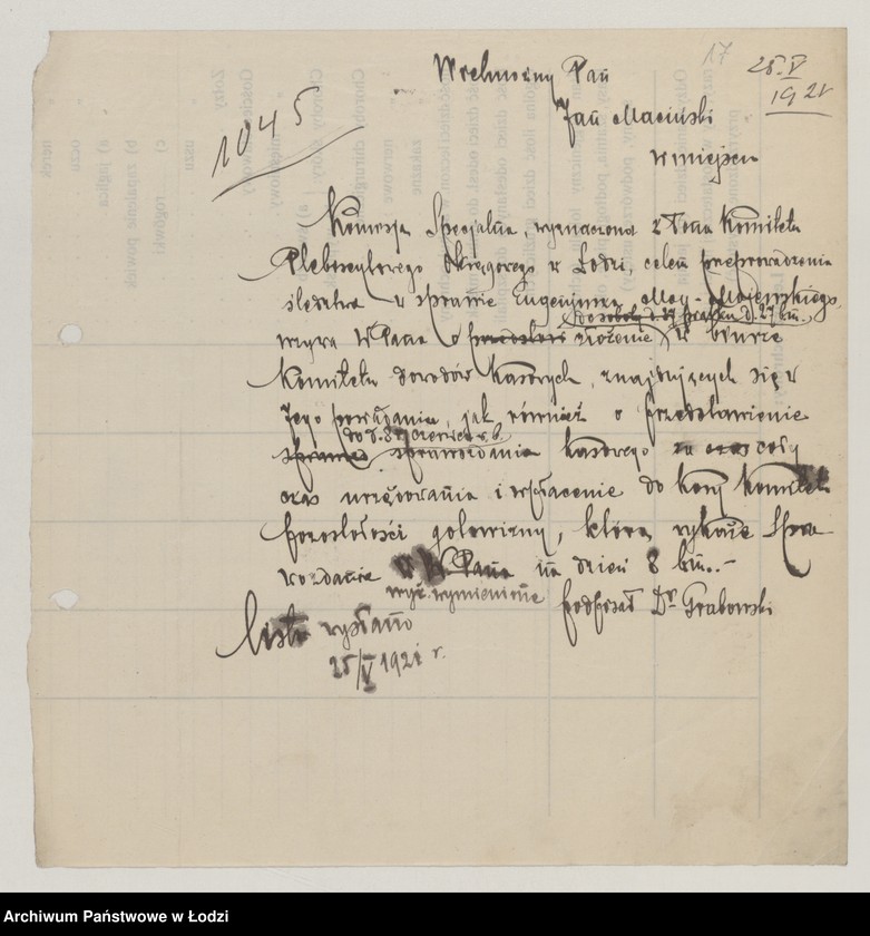 Obraz 19 z jednostki "[Sprawy osobowe Komitetu]"