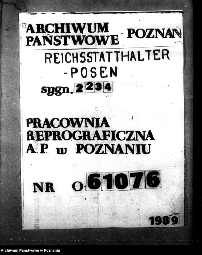 Obraz 1 z jednostki "Beschulung von Kindern in Erziehungsanstalten. Beschulung blinder und taubstummer Kinder."