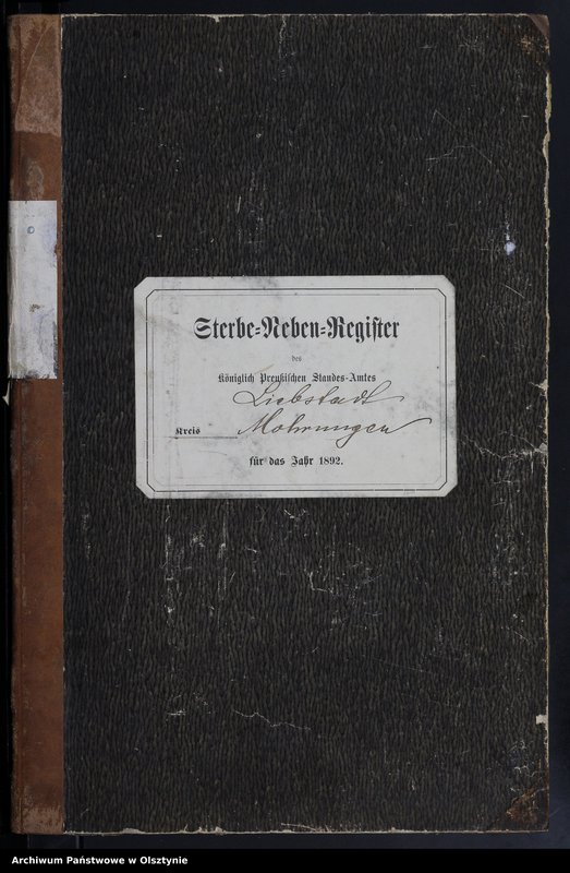 image.from.unit.number "Sterbe-Neben-Register Nr 1 - 66"