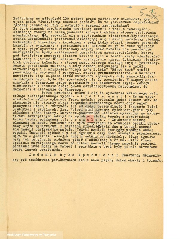 Obraz 14 z jednostki "Relacje i wspomnienia dotyczące powstania wielkopolskiego: 1. Białośliwie, powiat Wyrzysk, województwo bydgoskie, 2. Biskupice Ołoboczne, powiat Ostrów Wielkopolski, województwo poznańskie, 3. Budzyń, powiat Chodzież, województwo poznańskie, 4. Buk, powiat Nowy Tomyśl, województwo poznańskie. Zdjęcie: s.12. - fotografia relacjonującego."