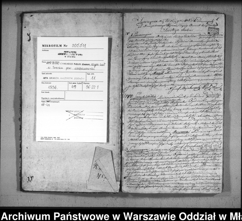 image.from.unit.number "Akta urodzeń, małżeństw i zgonów"