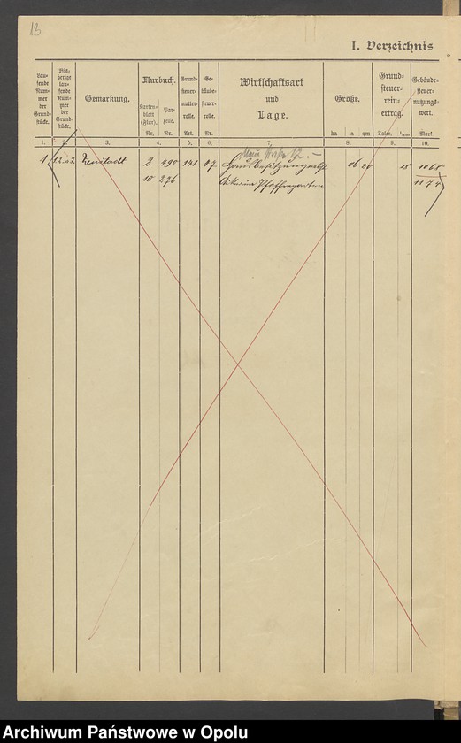Obraz 16 z jednostki "Grund Akten für Blatt (150 stadt) Neustadt 1854 Eigenthümer: Pelzel Karolina"