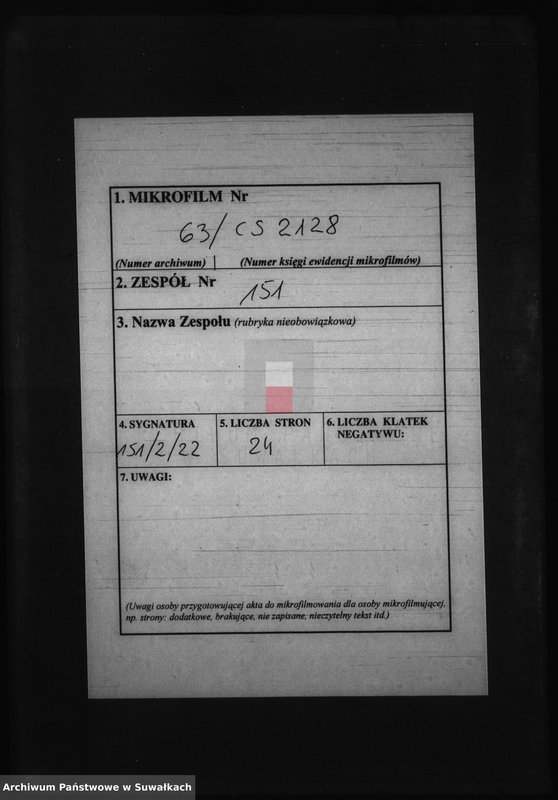 Obraz 2 z jednostki "Kniga Svidetelstv ob ogłašenjach Fiilipovskago Rimsko - Katoličeskago Prichoda za 1871 god"