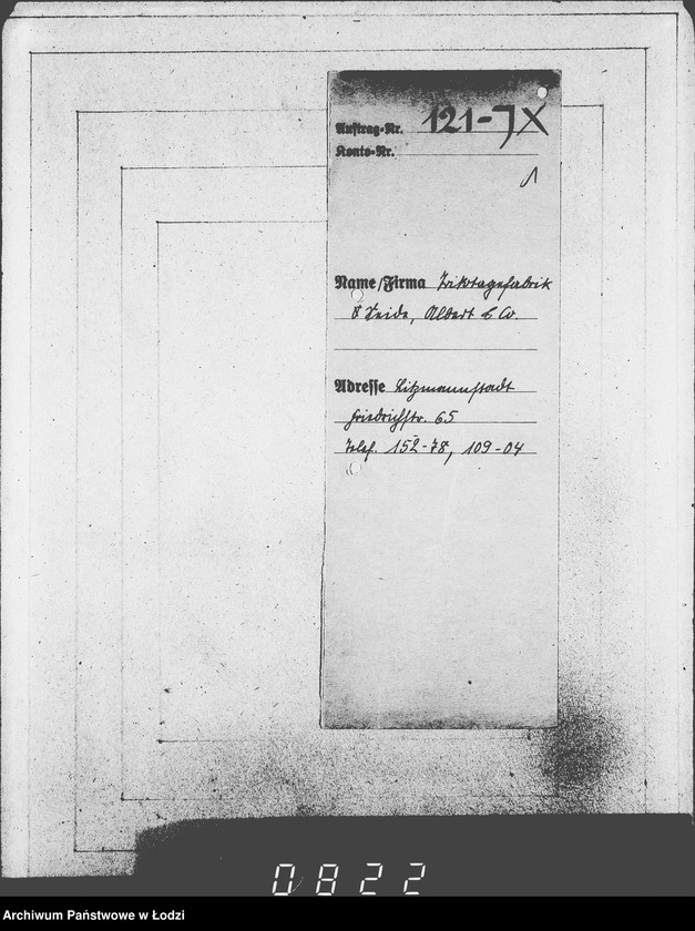 Obraz 5 z jednostki "J.121-135 [Wnioski Żydów w Getcie o zwrot długów za wzięty na kredyt towar przez kupujących]"