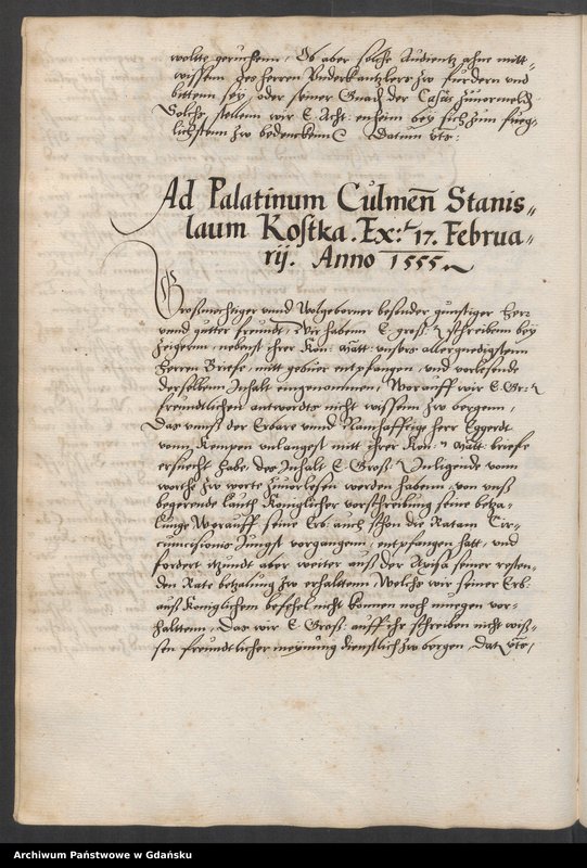 image.from.unit.number "Liber missiuarum de Anno Domini 1555. Liber missiuarum de Anno Domini 1556. [Na końcu indeks]"