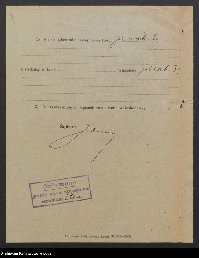 Obraz 6 z jednostki "„Tkanina Polska” – Józef Masicki – handel manufakturą"