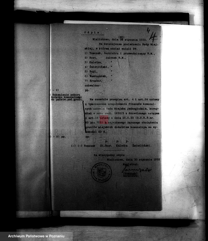 Obraz 8 z jednostki "Budżety i sprawy rachunkowe miasta Wielichowa"