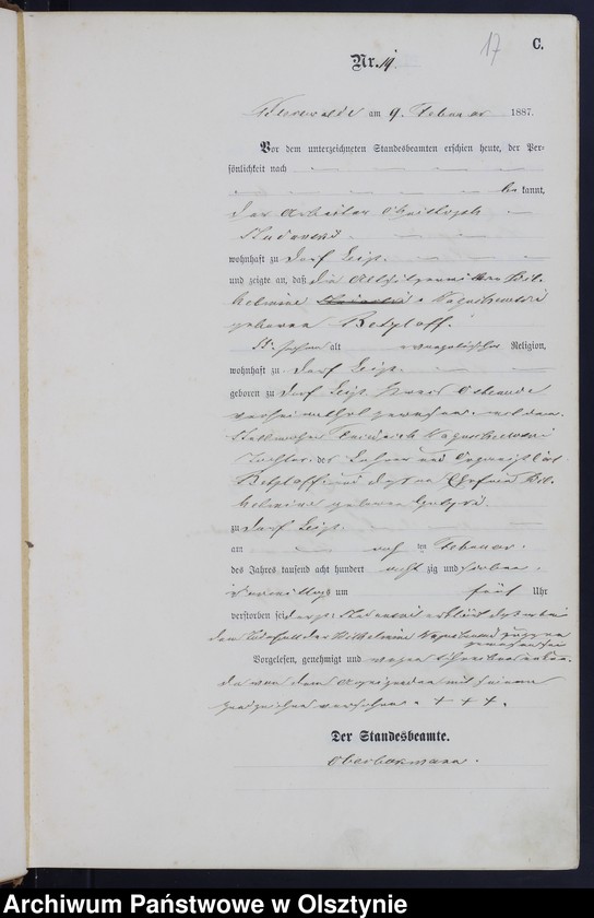 image.from.unit.number "Sterbe-Haupt-Register Nr 3 - 124"