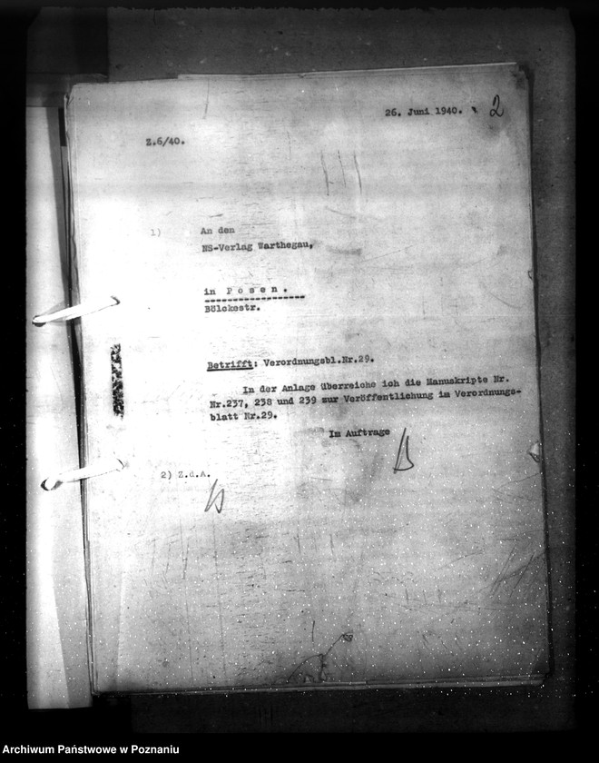 Obraz 6 z jednostki "Verordnungsblatt Nr. 29"